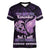 Personalised Alzheimer's Awareness Women V-Neck T-Shirt You May Not Remember But I Will Never Forget