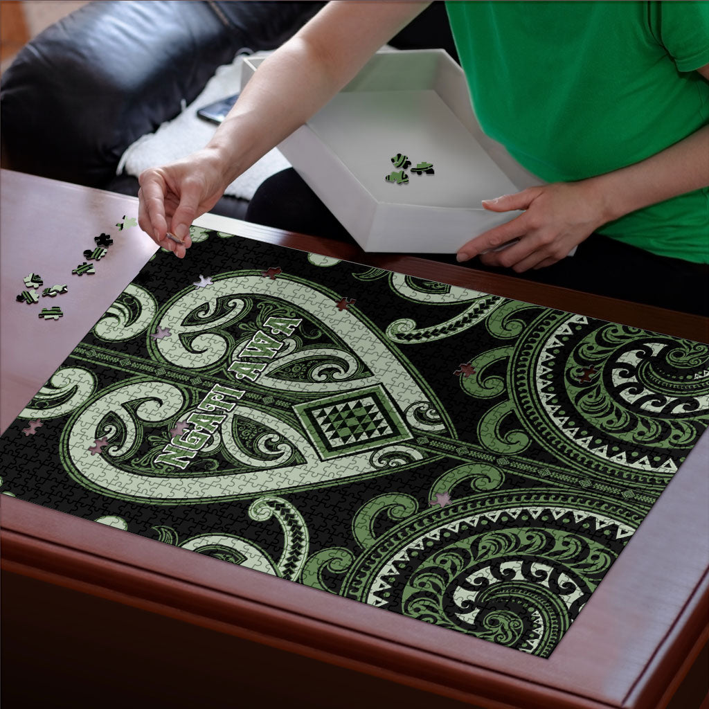 Aotearoa Ngati Awa Puzzle Maori Tribal Pattern LT05 - Polynesian Pride