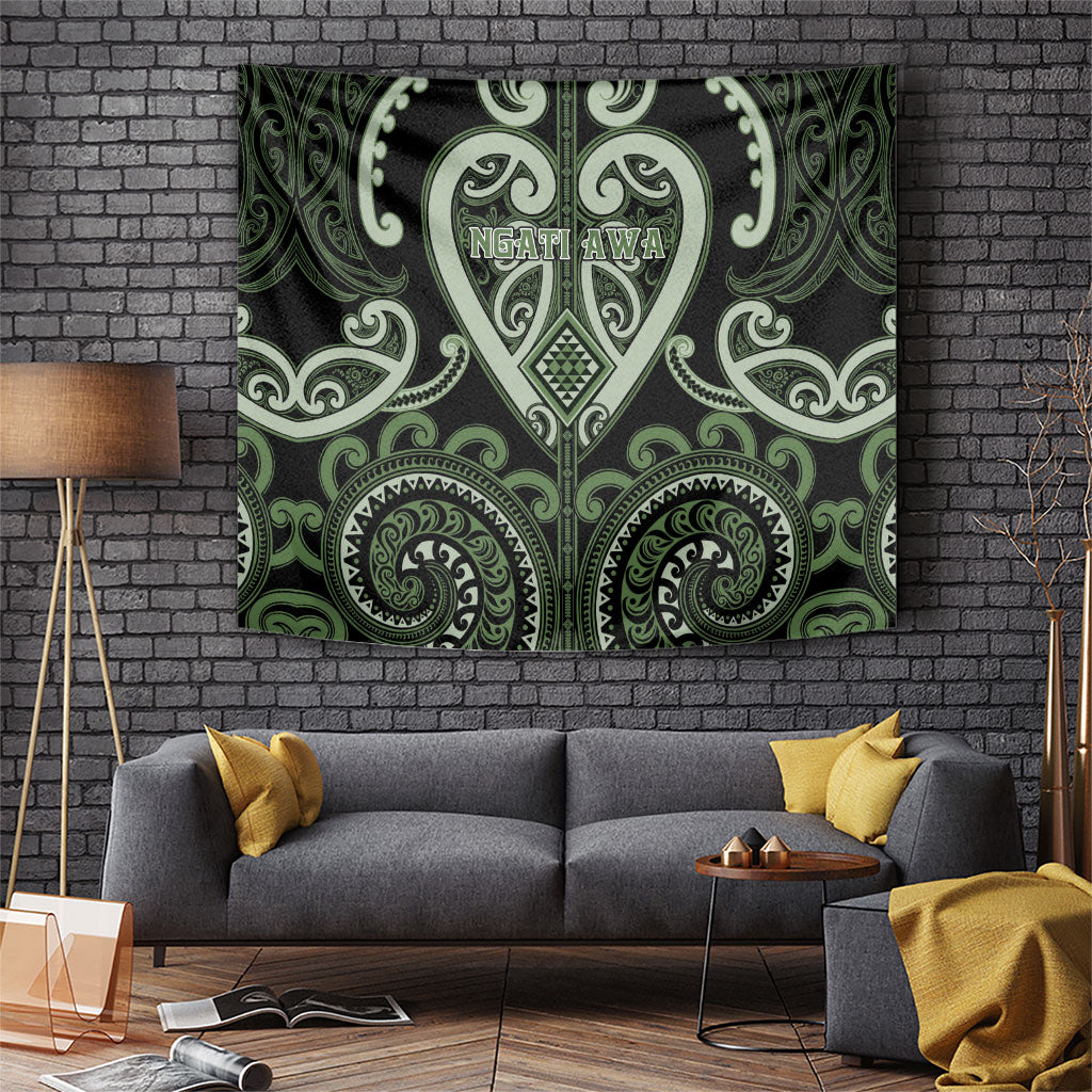 Aotearoa Ngati Awa Tapestry Maori Tribal Pattern