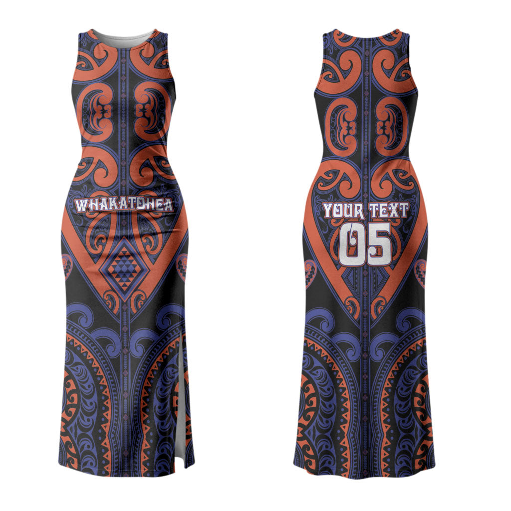 Custom Aotearoa Whakatohea Couples Matching Tank Maxi Dress and Hawaiian Shirt Maori Tribal Pattern LT05 - Polynesian Pride