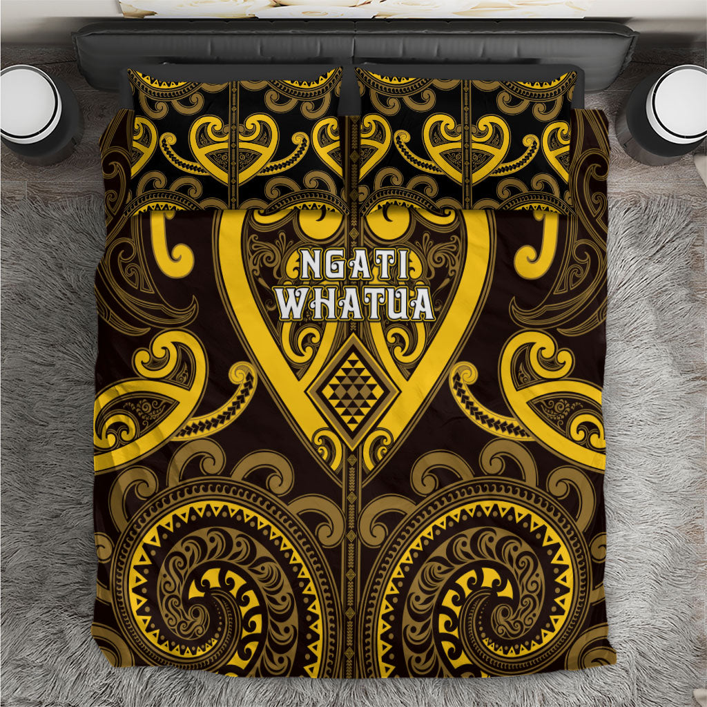 Aotearoa Ngati Whatua Bedding Set Maori Tribal Pattern