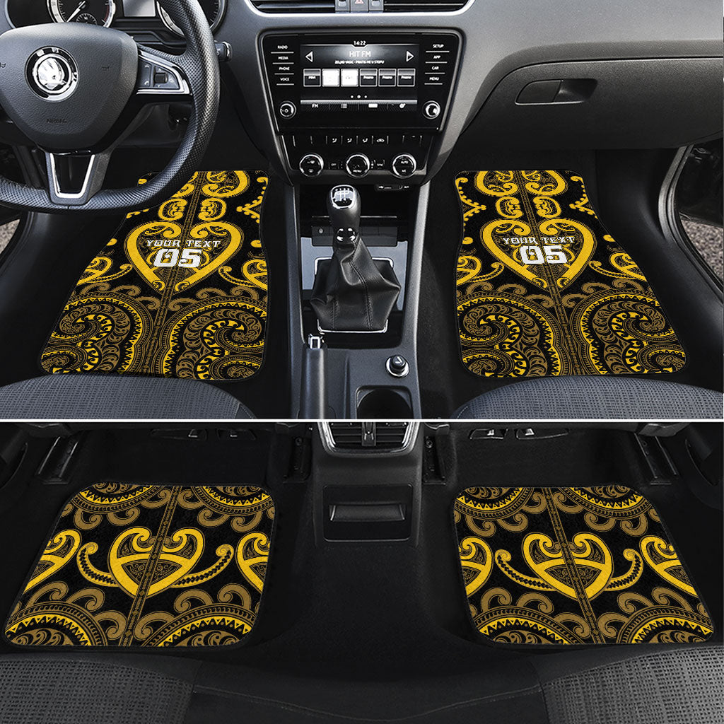 Custom Aotearoa Ngati Whatua Car Mats Maori Tribal Pattern
