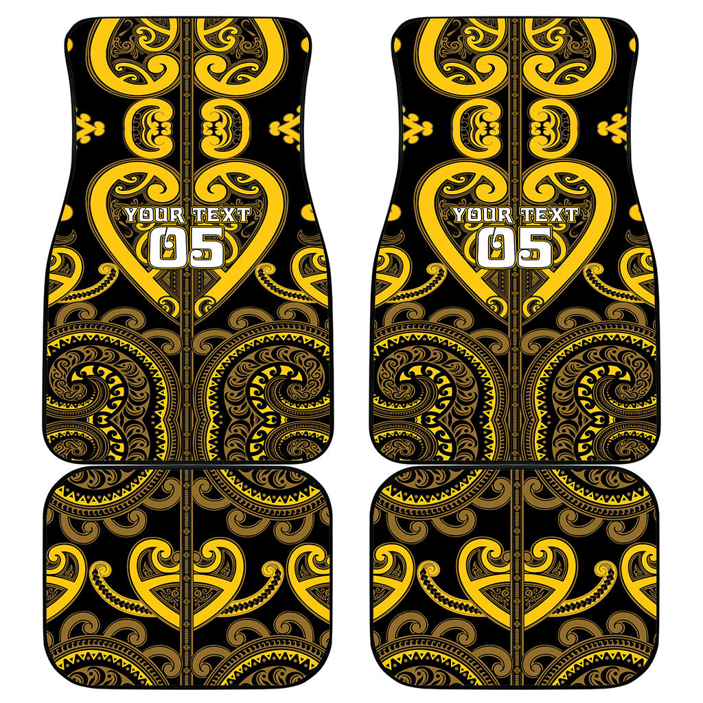 Custom Aotearoa Ngati Whatua Car Mats Maori Tribal Pattern