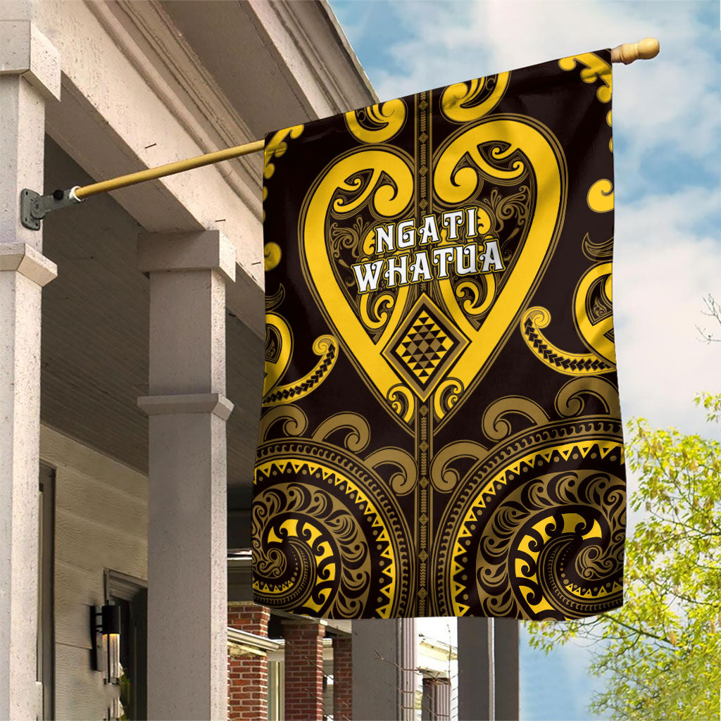 Aotearoa Ngati Whatua Garden Flag Maori Tribal Pattern