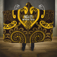 Aotearoa Ngati Whatua Hooded Blanket Maori Tribal Pattern
