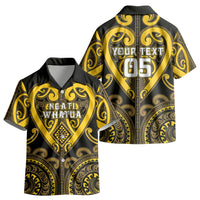 Custom Aotearoa Ngati Whatua Kid Hawaiian Shirt Maori Tribal Pattern