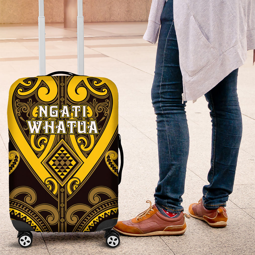 Aotearoa Ngati Whatua Luggage Cover Maori Tribal Pattern
