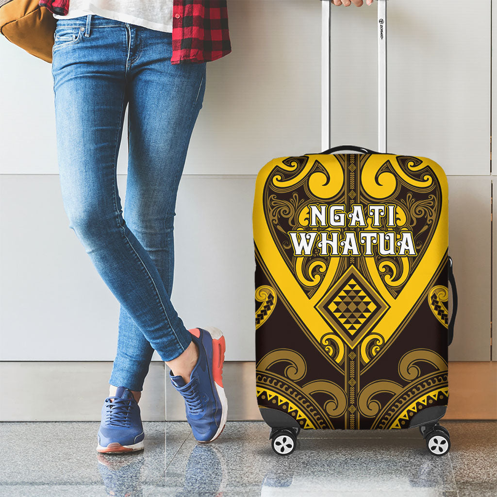 Aotearoa Ngati Whatua Luggage Cover Maori Tribal Pattern