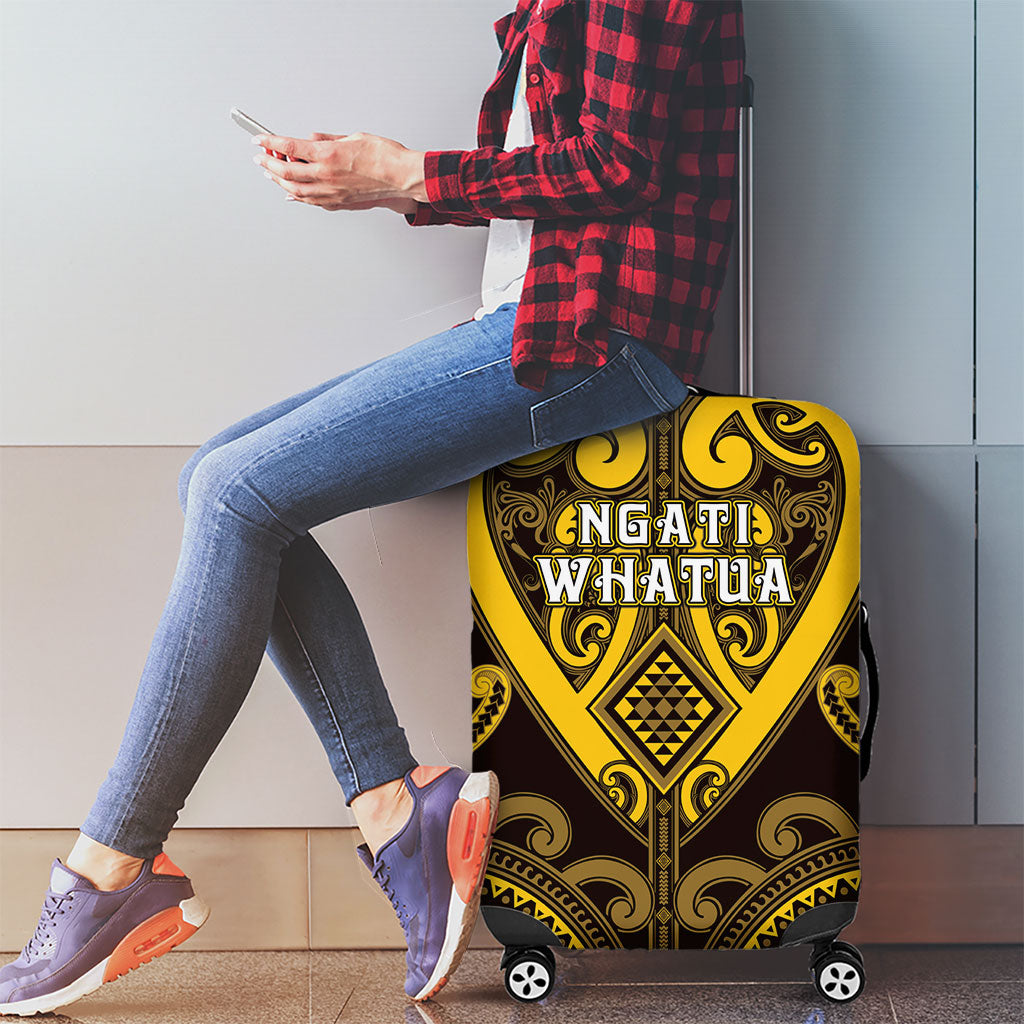 Aotearoa Ngati Whatua Luggage Cover Maori Tribal Pattern