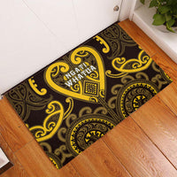 Aotearoa Ngati Whatua Rubber Doormat Maori Tribal Pattern