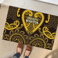Aotearoa Ngati Whatua Rubber Doormat Maori Tribal Pattern