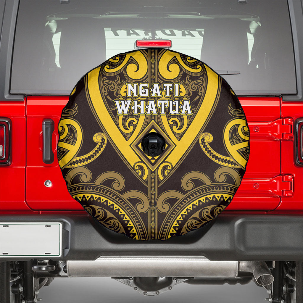 Aotearoa Ngati Whatua Spare Tire Cover Maori Tribal Pattern