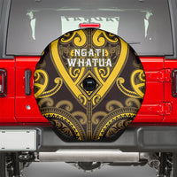 Aotearoa Ngati Whatua Spare Tire Cover Maori Tribal Pattern