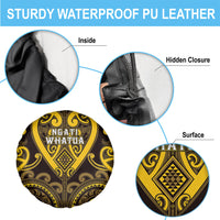Aotearoa Ngati Whatua Spare Tire Cover Maori Tribal Pattern