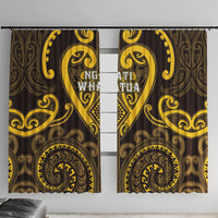 Aotearoa Ngati Whatua Window Curtain Maori Tribal Pattern