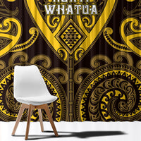 Aotearoa Ngati Whatua Window Curtain Maori Tribal Pattern