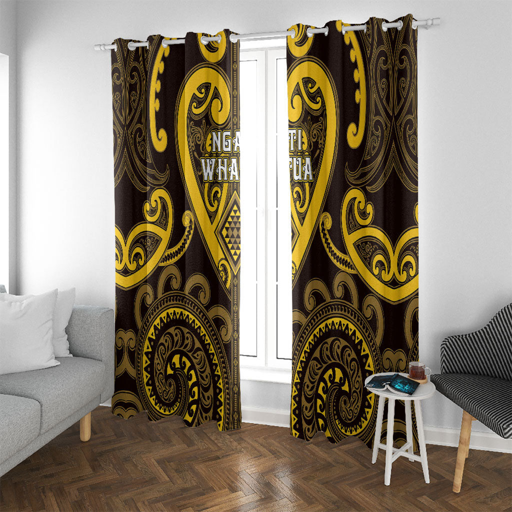 Aotearoa Ngati Whatua Window Curtain Maori Tribal Pattern