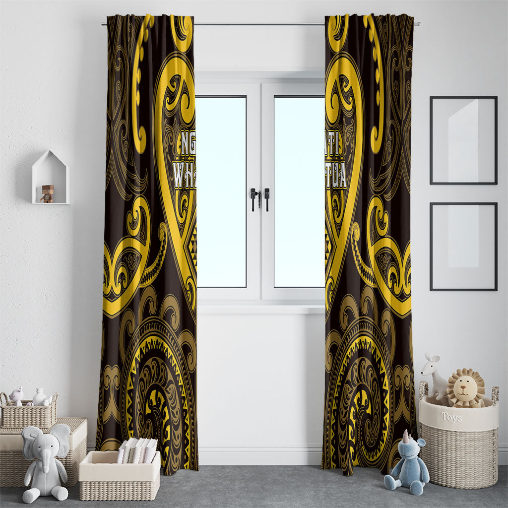 Aotearoa Ngati Whatua Window Curtain Maori Tribal Pattern