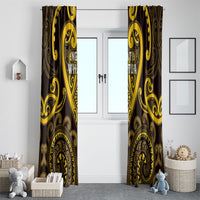 Aotearoa Ngati Whatua Window Curtain Maori Tribal Pattern