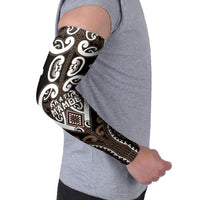Custom Aotearoa Kati Mamoe Arm Sleeves Maori Tribal Pattern
