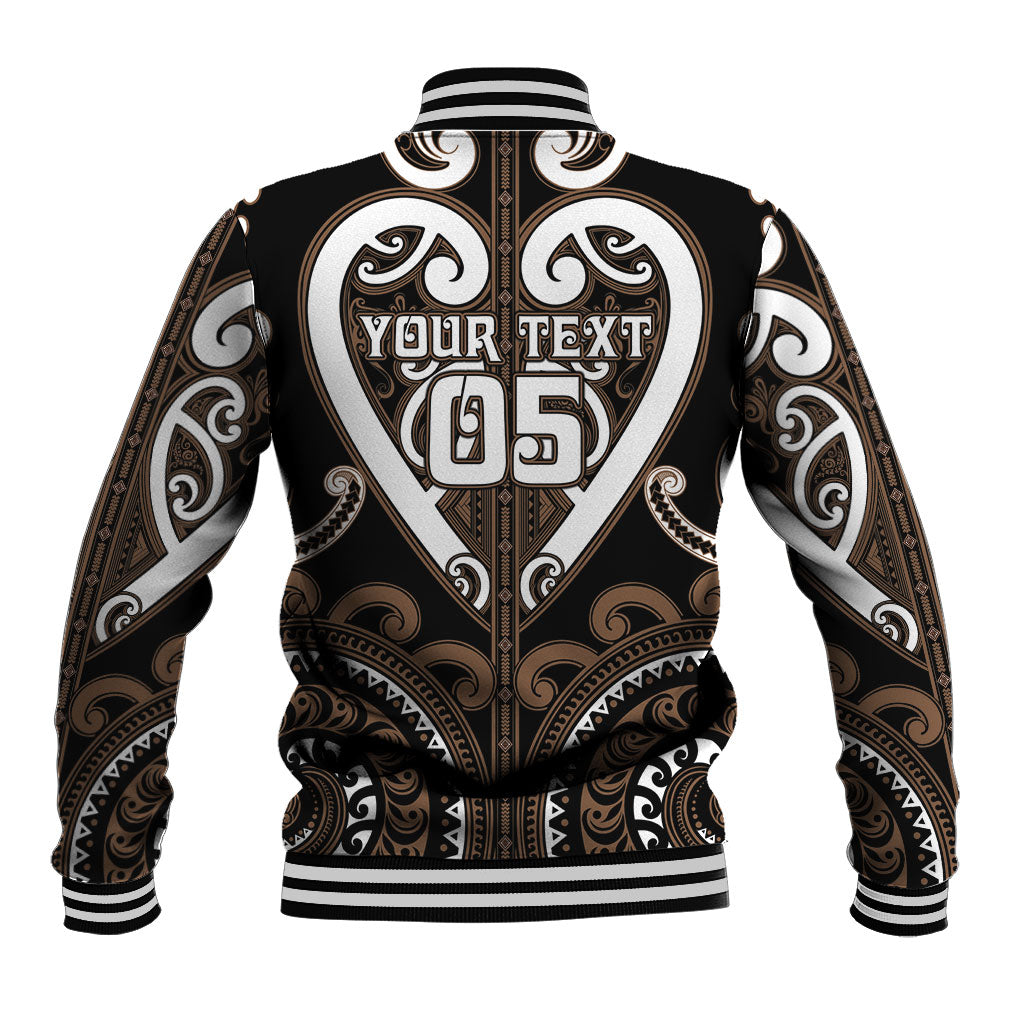 Custom Aotearoa Kati Mamoe Baseball Jacket Maori Tribal Pattern LT05 - Polynesian Pride