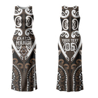 Custom Aotearoa Kati Mamoe Couples Matching Tank Maxi Dress and Hawaiian Shirt Maori Tribal Pattern LT05 - Polynesian Pride