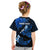 Personalized Hawaii Maui Kid T Shirt Polynesian Fish Hook Hibiscus Blue Version LT05 - Polynesian Pride