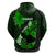 Hawaii Maui Hoodie Polynesian Fish Hook Hibiscus Green Version LT05 - Polynesian Pride