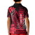 Personalized Hawaii Kid Polo Shirt Hammerhead Shark Kakau Polynesian Tribal Red LT05 - Polynesian Pride