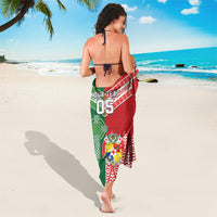 Tonga Ireland Rugby Custom Sarong Ikale Tahi With Shamrocks Together