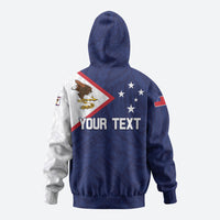 Personalized American Samoa And Samoa Zip Hoodie Together We Grow