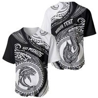 Personalized Go Fishing Baseball Jersey Polynesian Pattern LT05 - Polynesian Pride