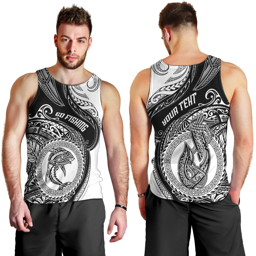 personalized-go-fishing-men-tank-top-polynesian-pattern