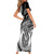 personalized-go-fishing-short-sleeve-bodycon-dress-polynesian-pattern