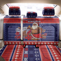 Samoa Christmas Back Car Seat Cover Samoan Santa Claus Manuia Le Kerisimasi