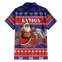 Samoa Christmas Hawaiian Shirt Samoan Santa Claus Manuia Le Kerisimasi LT05 - Polynesian Pride