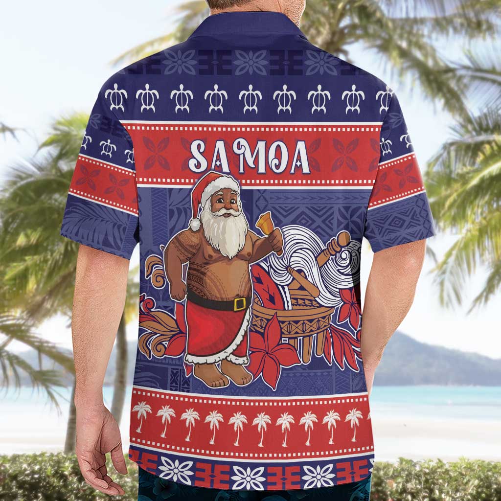 Samoa Christmas Hawaiian Shirt Samoan Santa Claus Manuia Le Kerisimasi LT05 - Polynesian Pride