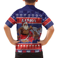 Samoa Christmas Hawaiian Shirt Samoan Santa Claus Manuia Le Kerisimasi LT05 - Polynesian Pride