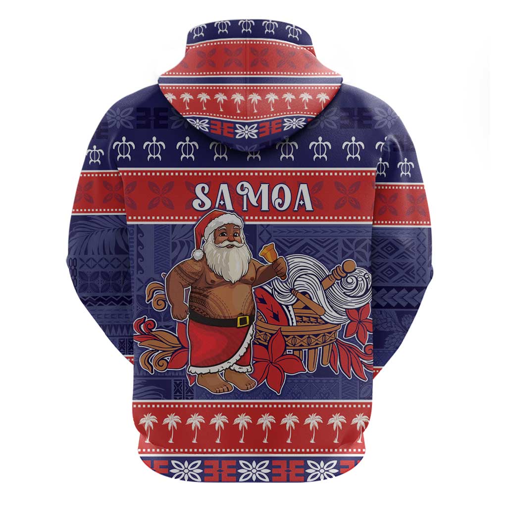 Samoa Christmas Hoodie Samoan Santa Claus Manuia Le Kerisimasi LT05 - Polynesian Pride