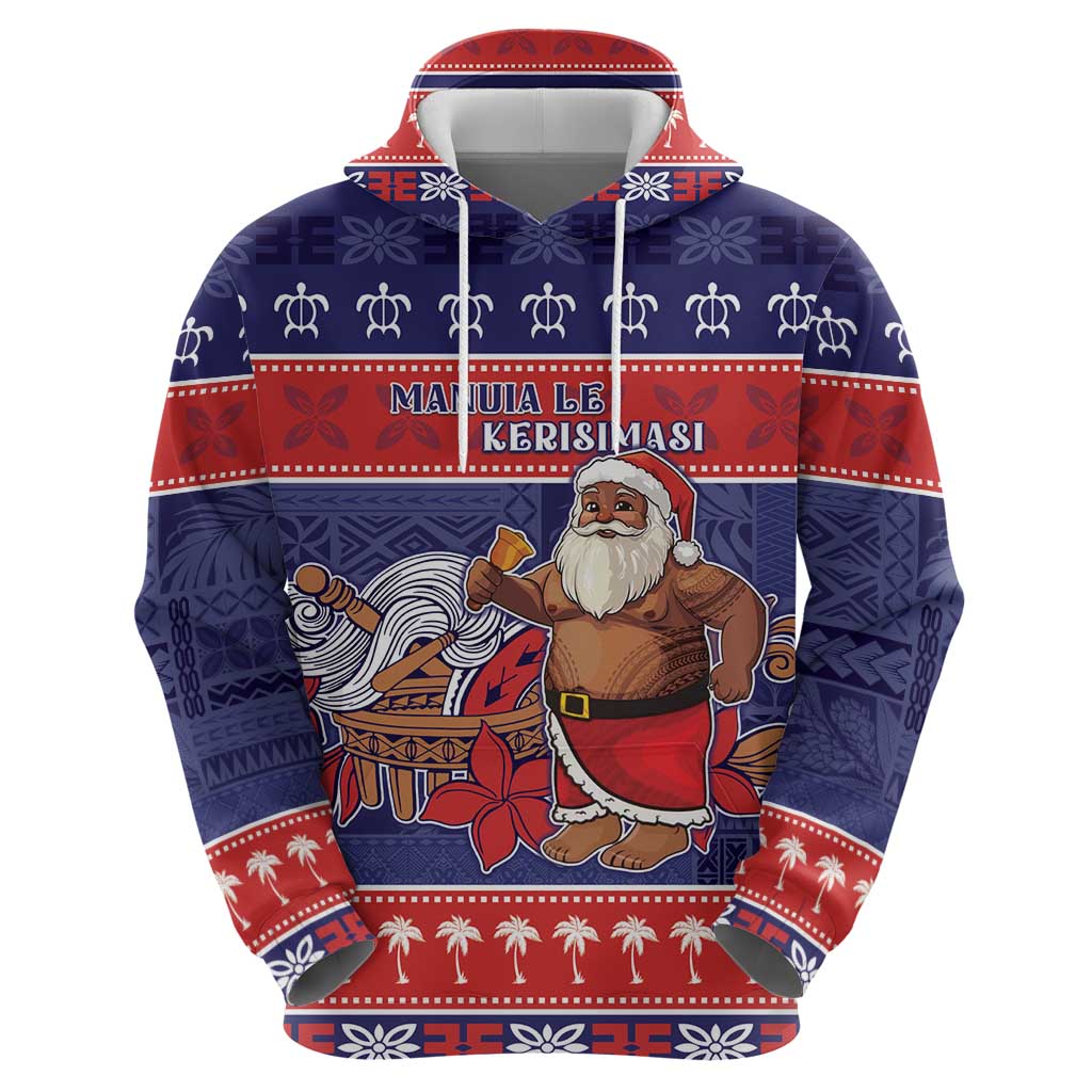 Samoa Christmas Hoodie Samoan Santa Claus Manuia Le Kerisimasi LT05 - Polynesian Pride
