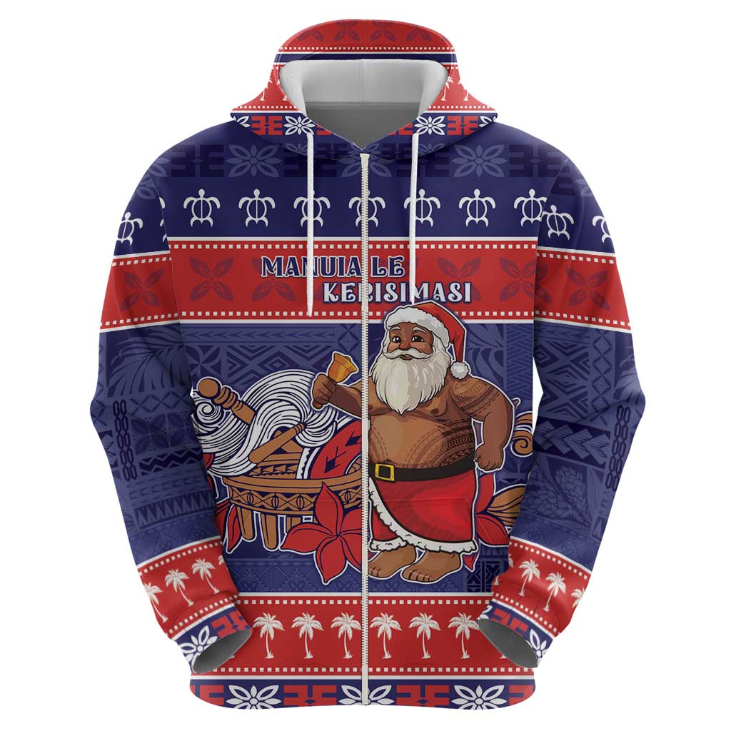 Samoa Christmas Hoodie Samoan Santa Claus Manuia Le Kerisimasi LT05 - Polynesian Pride