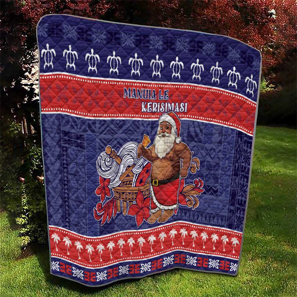 Samoa Christmas Quilt Samoan Santa Claus Manuia Le Kerisimasi LT05 - Polynesian Pride