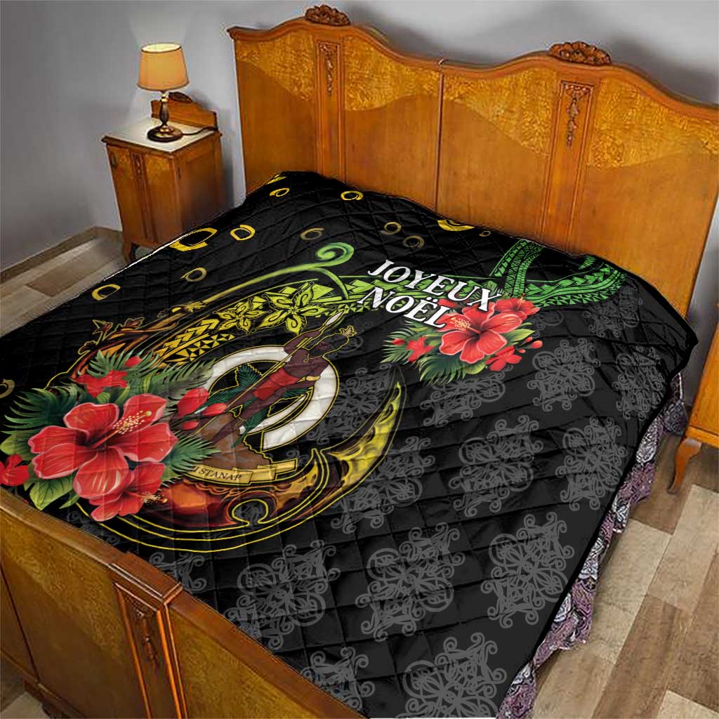 Love Vanuatu Christmas Quilt God Yumi Polynesian Tribal Pattern