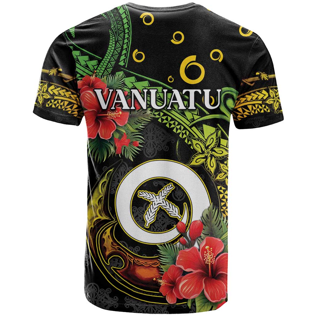 Love Vanuatu Christmas T Shirt God Yumi Polynesian Tribal Pattern