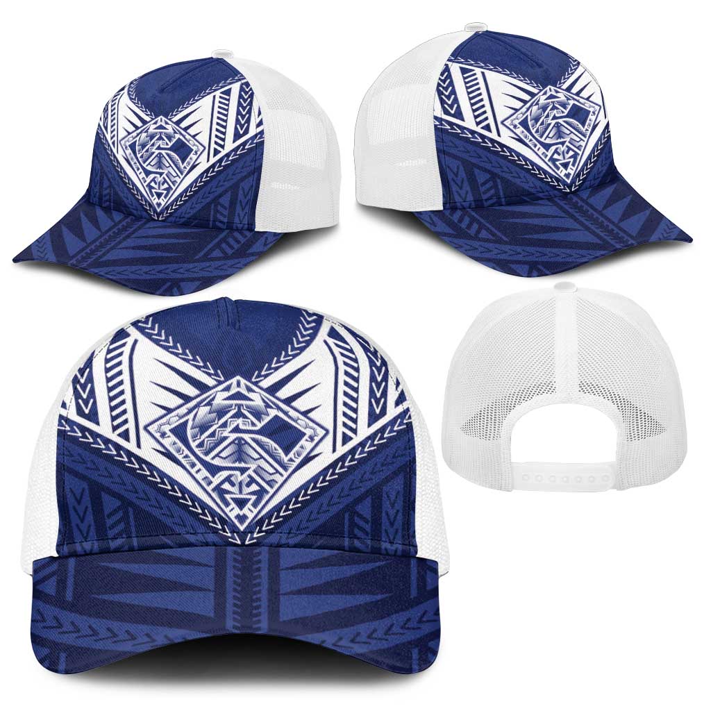 Super Toa Samoa Rugby Baseball Net Cap Warrior Spirit - Polynesian Pride