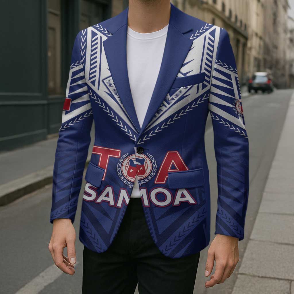 Super Toa Samoa Rugby Custom Blazer Warrior Spirit LT05
