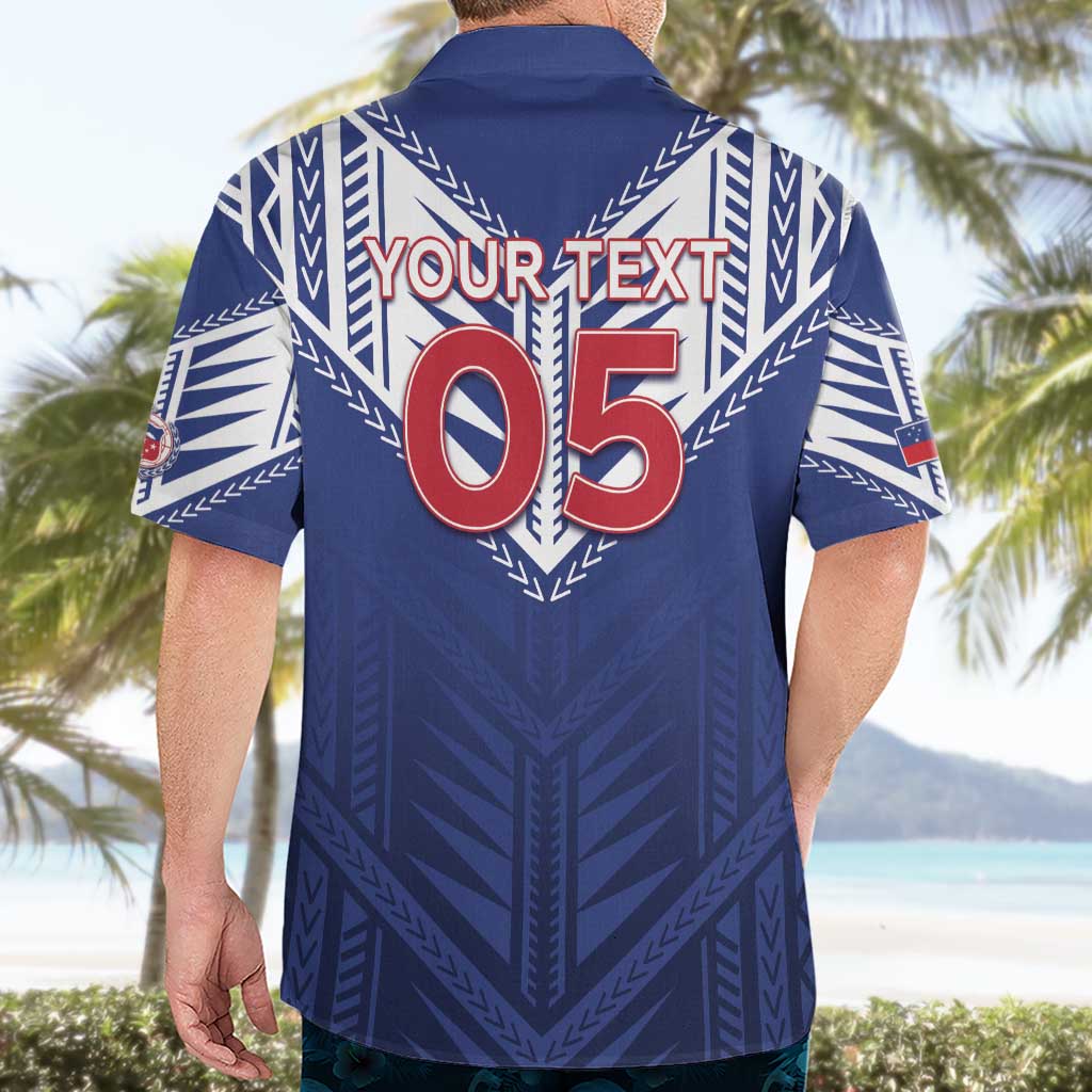 Super Toa Samoa Rugby Custom Hawaiian Shirt Warrior Spirit LT05