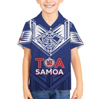 Super Toa Samoa Rugby Custom Hawaiian Shirt Warrior Spirit LT05
