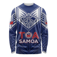 Super Toa Samoa Rugby Custom Long Sleeve Shirt Warrior Spirit LT05