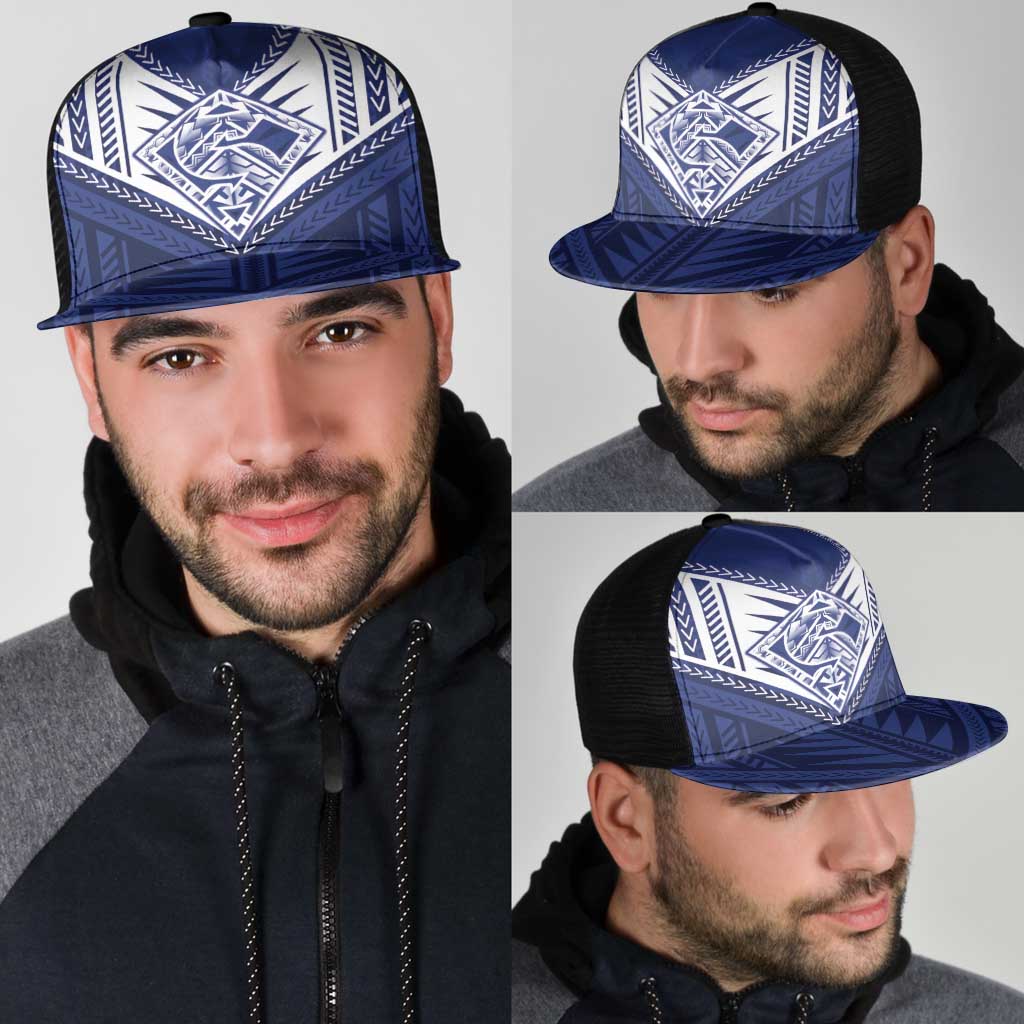 Super Toa Samoa Rugby Mesh Trucker Cap Warrior Spirit - Polynesian Pride